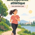 Femme courant dans un parc, symbole de la course à pied pour débutantes.