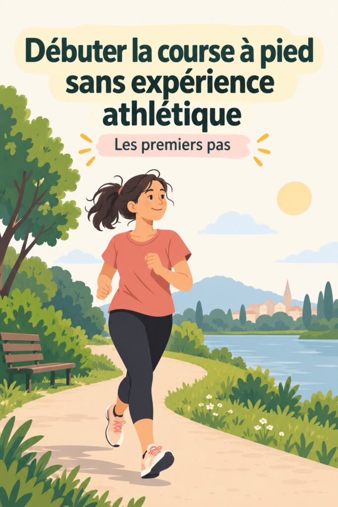 Femme courant dans un parc, symbole de la course à pied pour débutantes.