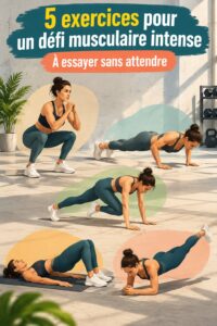 Femme réalisant un entraînement en 5 mouvements dans un parc