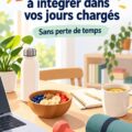 Femme souriante en train de faire de l'exercice à la maison pour un mode de vie sain.