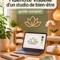 Un studio de bien-être avec une identité visuelle apaisante et accueillante.