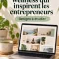 Capture de plusieurs sites web inspirants pour les marques de bien-être